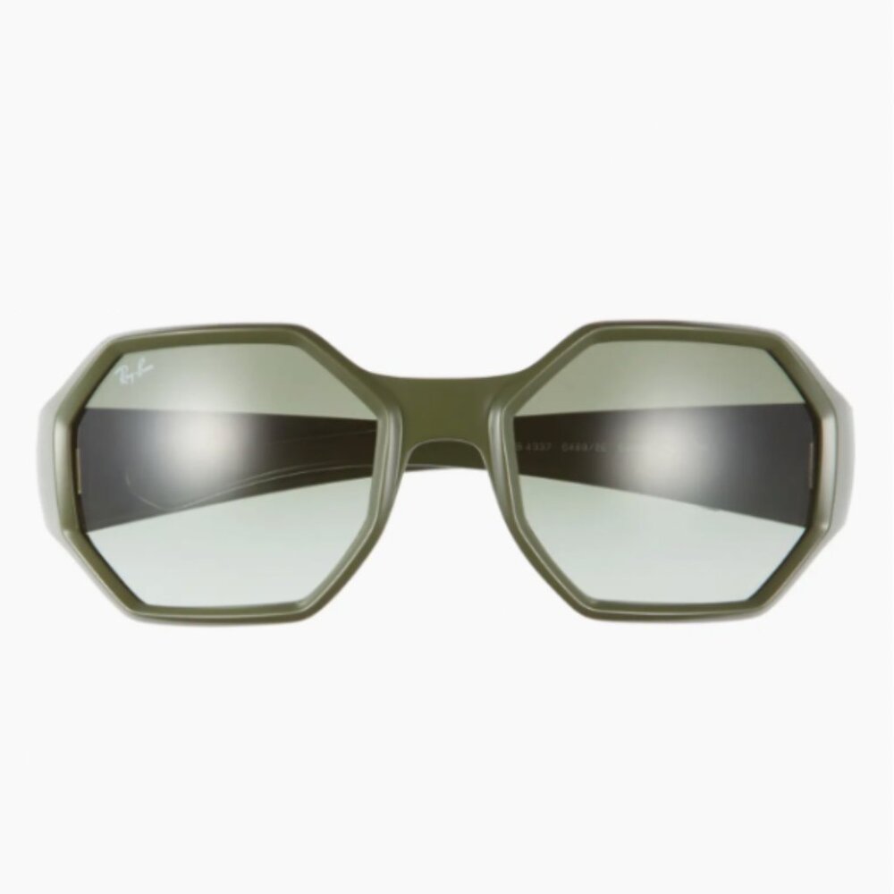 NEW 59mm Ray-Ban Green Sunglasses